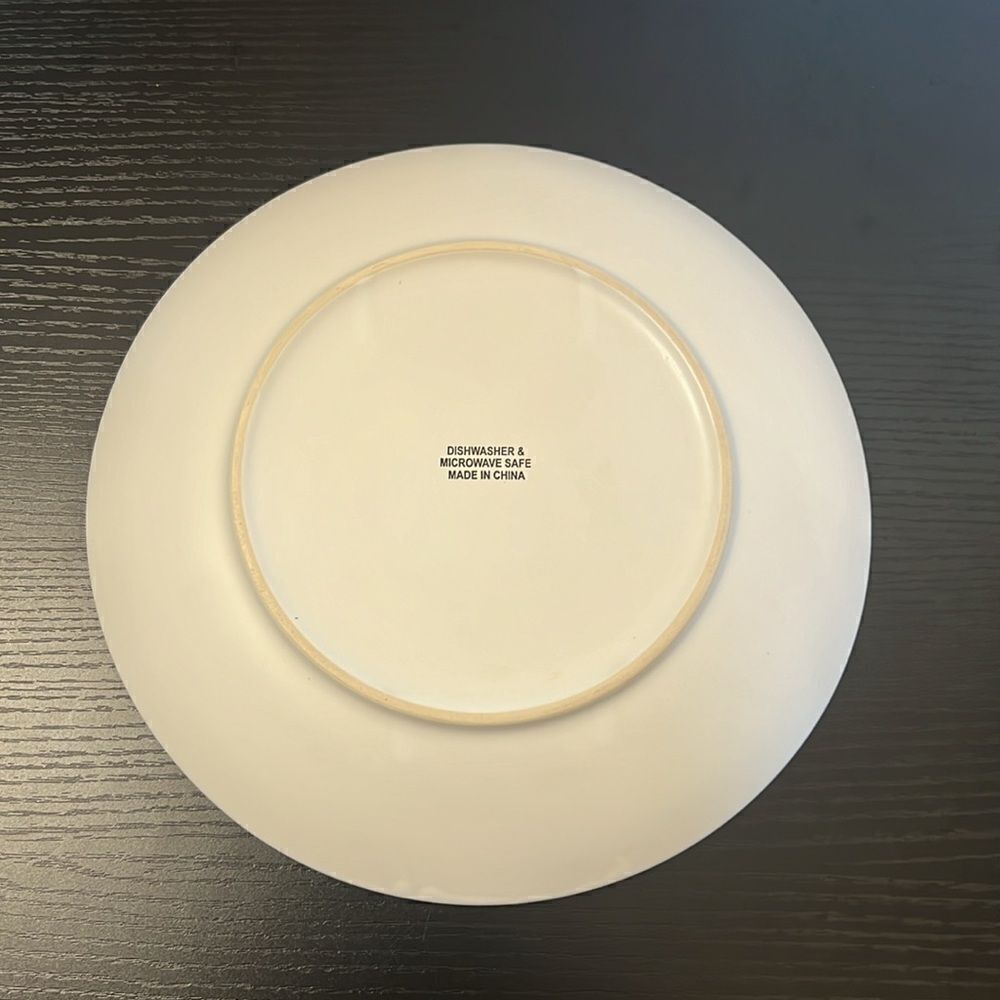 The Giving Plate Ceramic Gift Plate with Fall Leaf Design - Picture 2 of 2